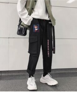 spring women trousers loosen long pants high waist pants for women harajuku big size unisex hip hop punk pants streetwear