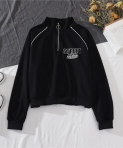 spring autumn women loose cargo pants long sleeve streetwear hip hop ribbon joggers high waist trousers