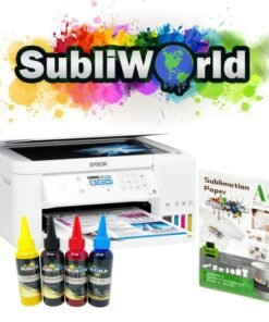 Epson Printer With Sublimation Ink, Sublimation Printer Bundle with Sublipaper