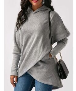 fashion hoodie sweatshirt women’s pullover slim long sleeve hooded solid blouse hoodie women clothes plus size