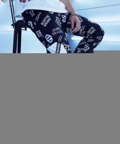 spring unisex black bf harajuku reflective pants plus size 3xl hip hop street dance cargo pants women ribbon casual harem pants