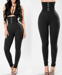fashion women’s high waist leggings ladies casual skin slim sports gym running fitness long pants trousers